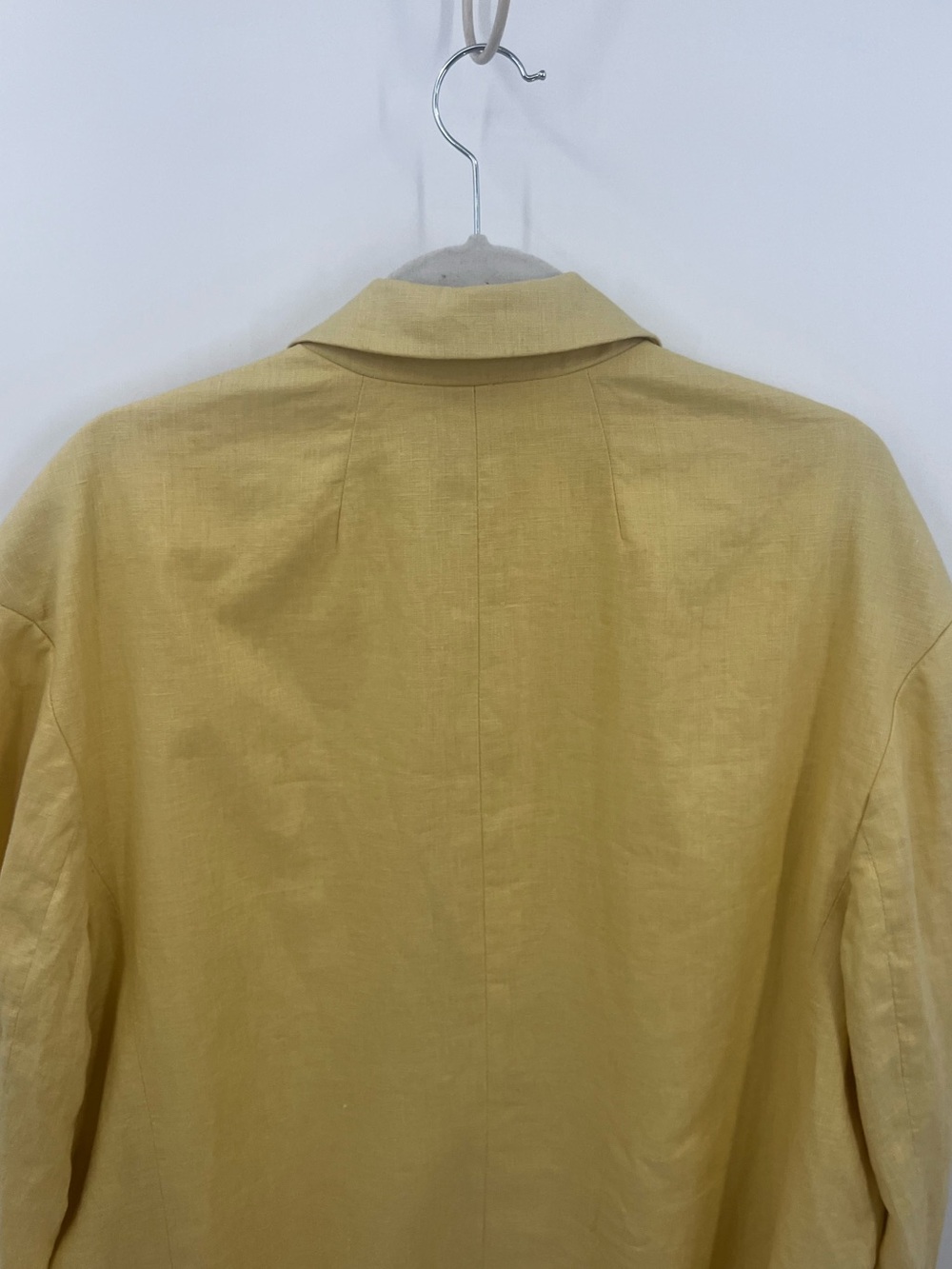 Madewell the Oversized Yellow Linen Blazer - Picture 6 of 14